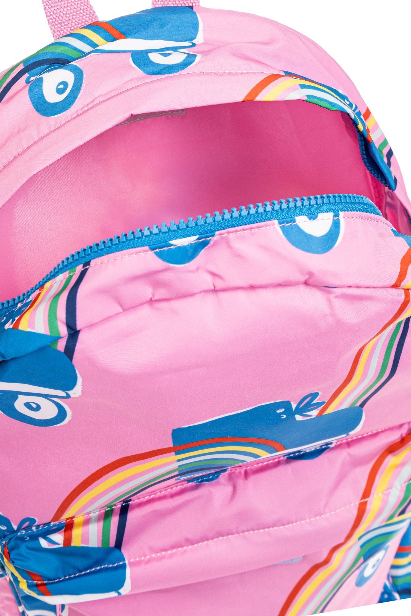 Pink Backpack with print Stella McCartney Kids - Vitkac Italy